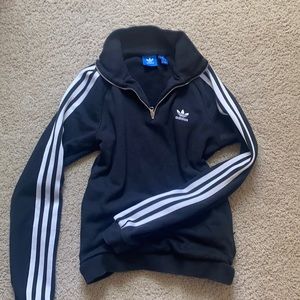 ADIDAS classic half zip pullover